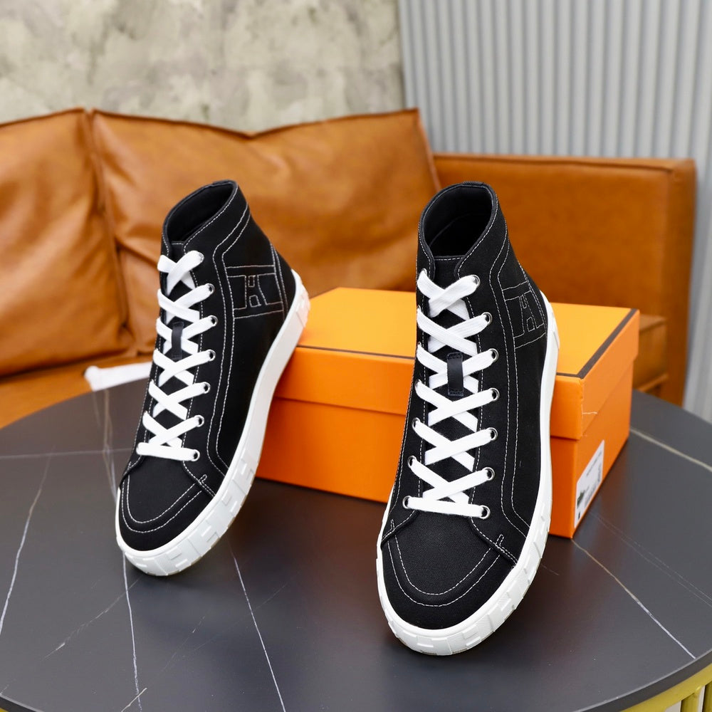 Hermes Leather Sneakers Style 432282