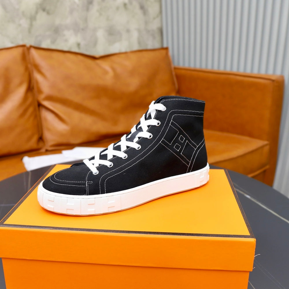 Hermes Leather Sneakers Style 432282