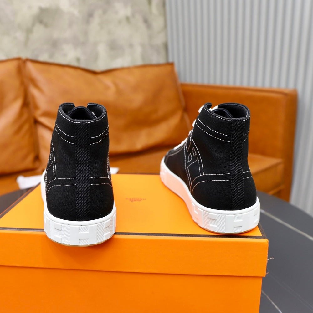 Hermes Leather Sneakers Style 432282