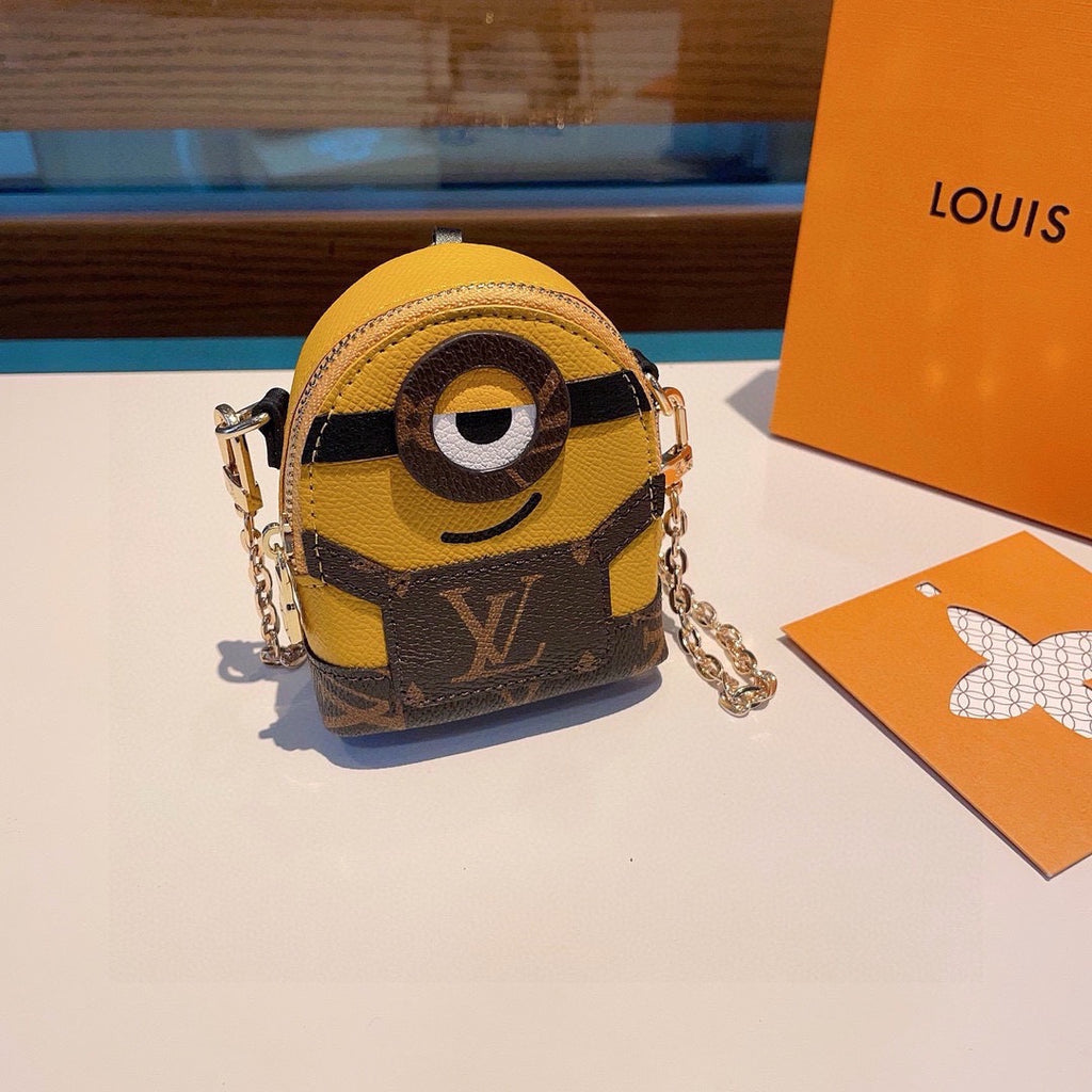 LOUIS VUITTON Metal Logo Mini Bag Bag Charm