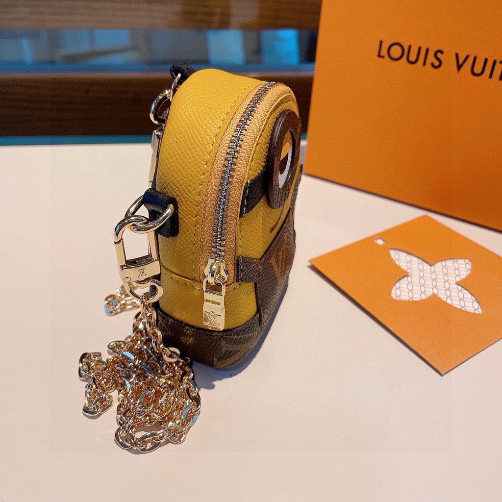 LOUIS VUITTON Metal Logo Mini Bag Bag Charm