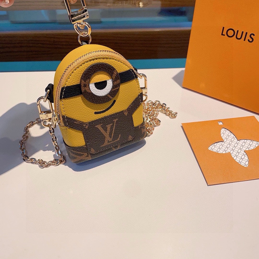 LOUIS VUITTON Metal Logo Mini Bag Bag Charm