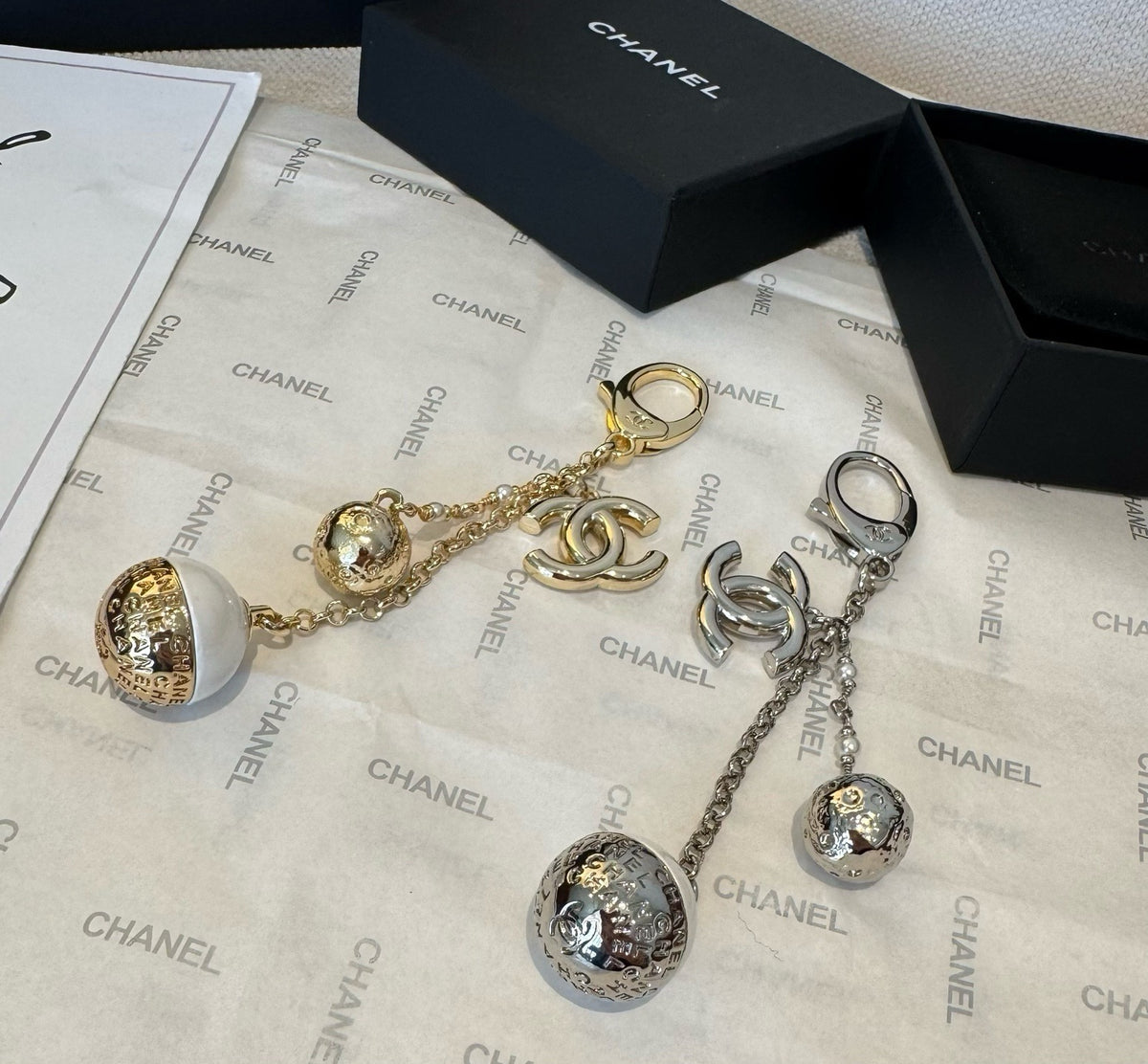 CHANEL Bag Charm Keychain