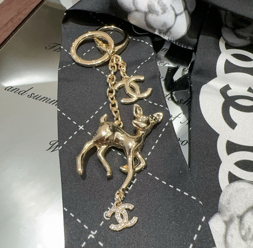 CHANEL Bag Charm Keychain