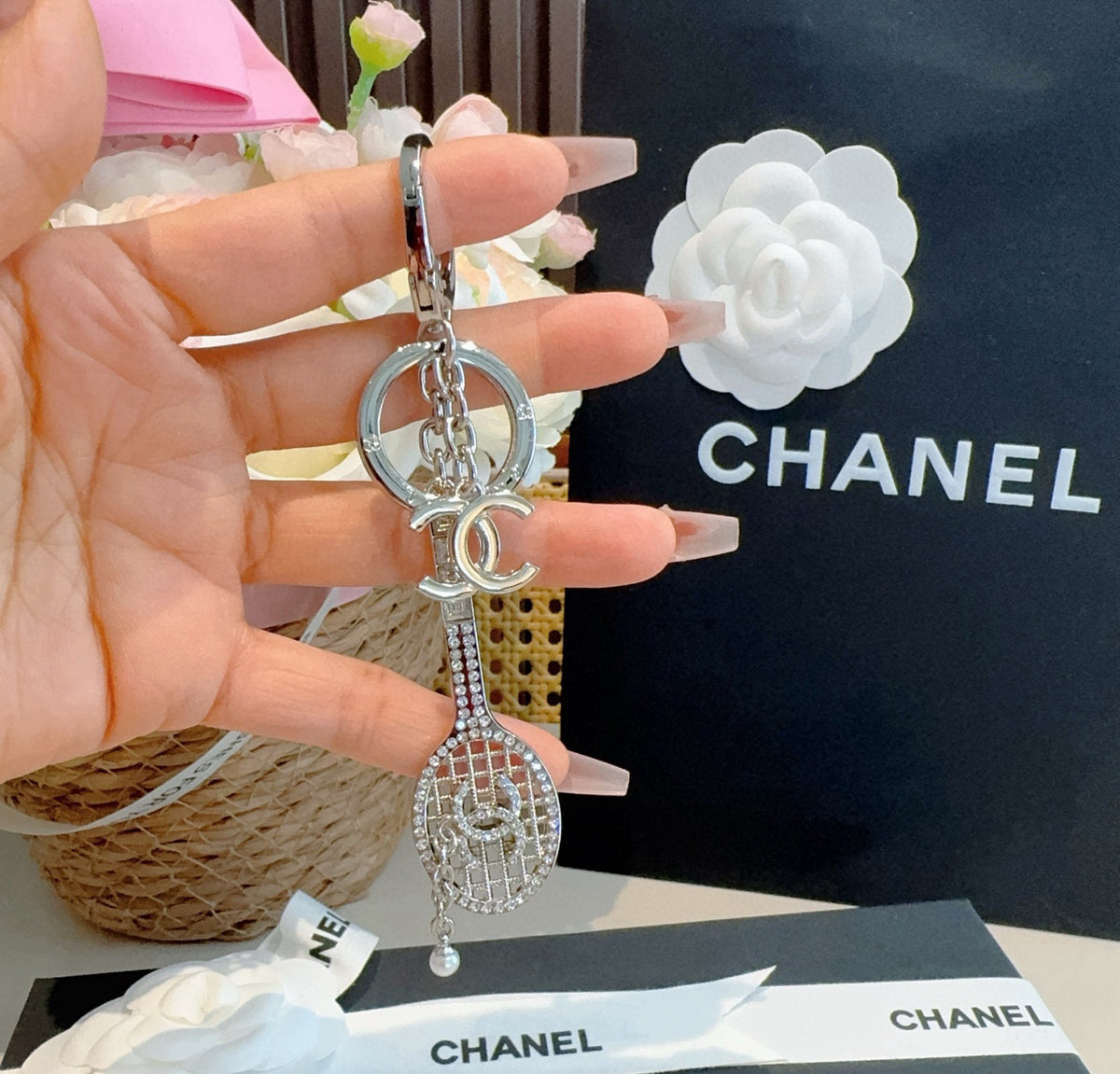 CHANEL Bag Charm Keychain