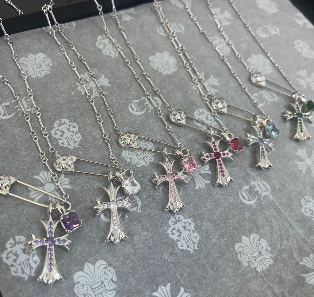 Crystal Cross Necklace