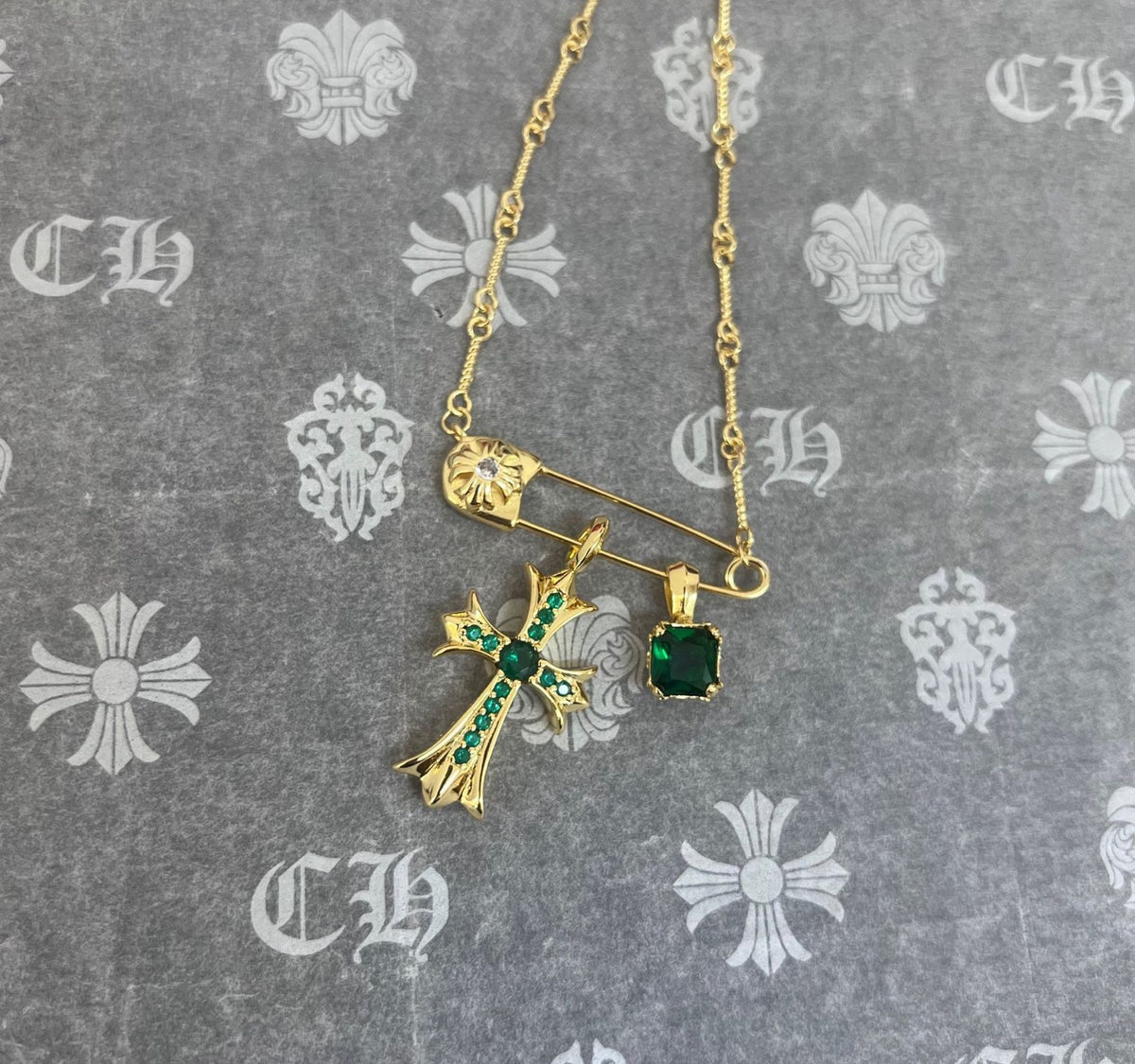 Crystal Cross Necklace