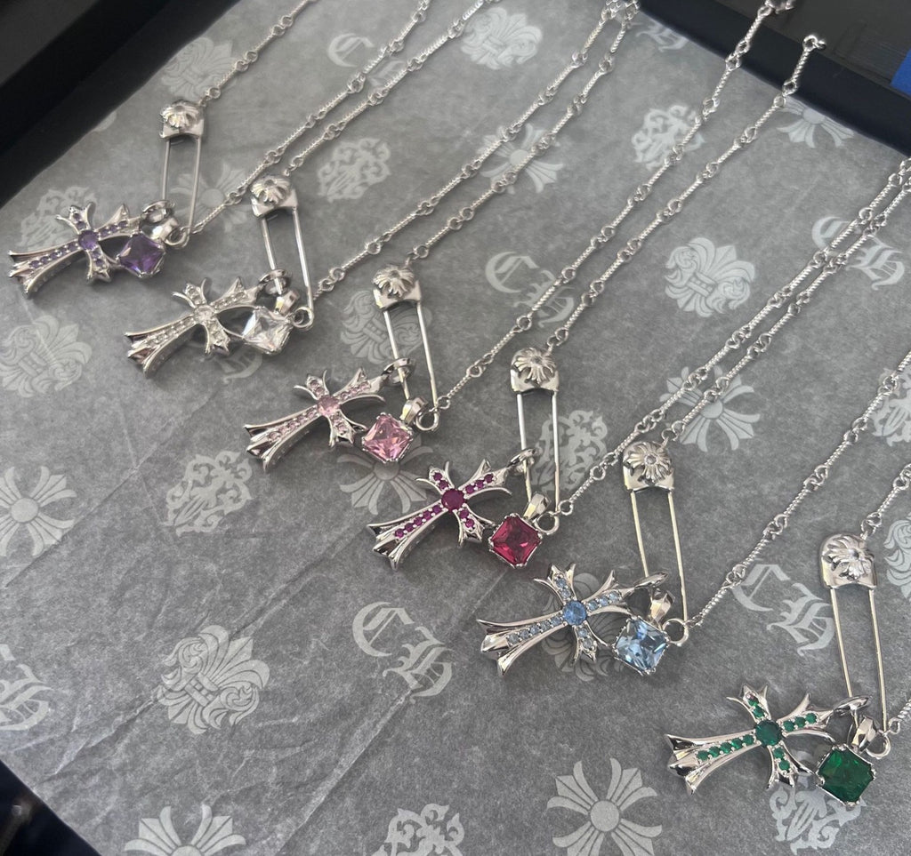 Crystal Cross Necklace