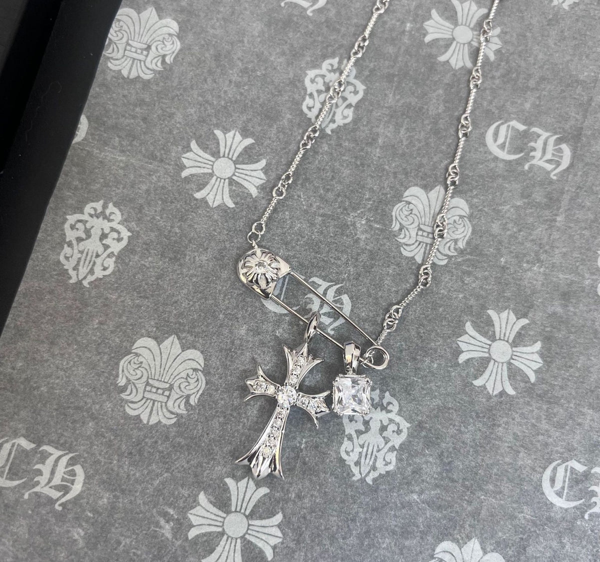 Crystal Cross Necklace