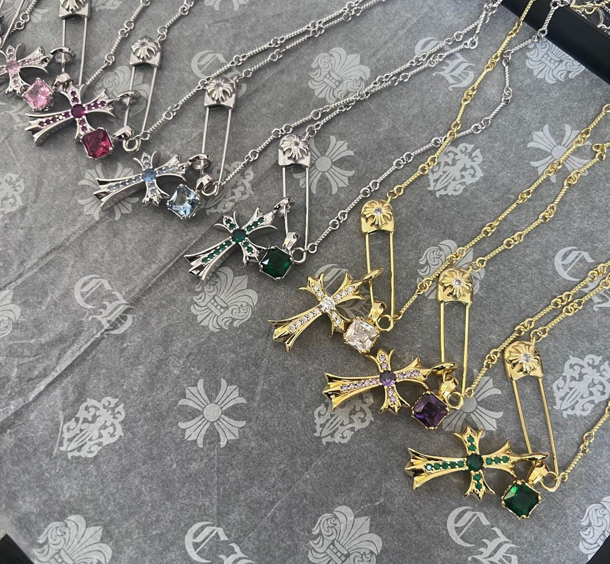 Crystal Cross Necklace