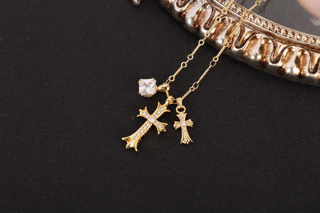 Crystal Cross Necklace