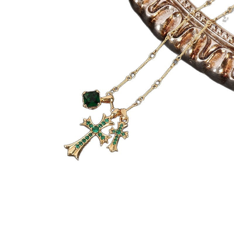 Crystal Cross Necklace