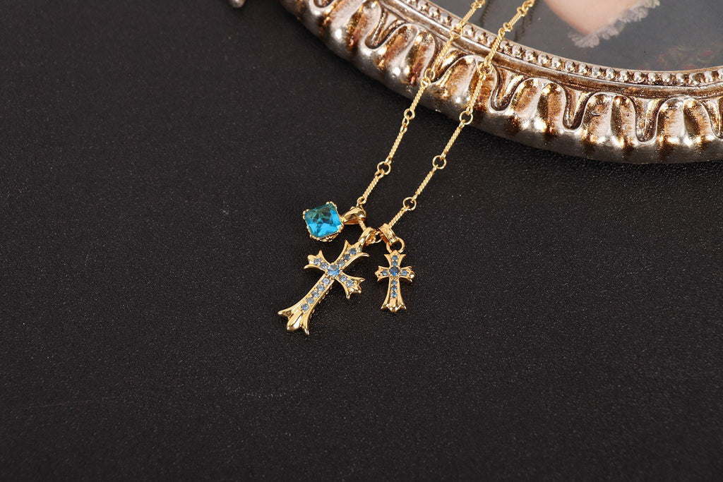 Crystal Cross Necklace