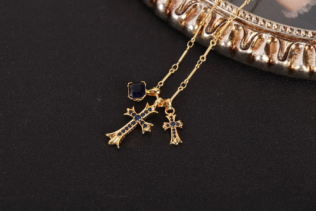 Crystal Cross Necklace