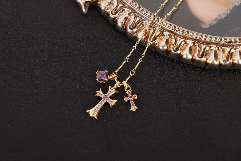 Crystal Cross Necklace