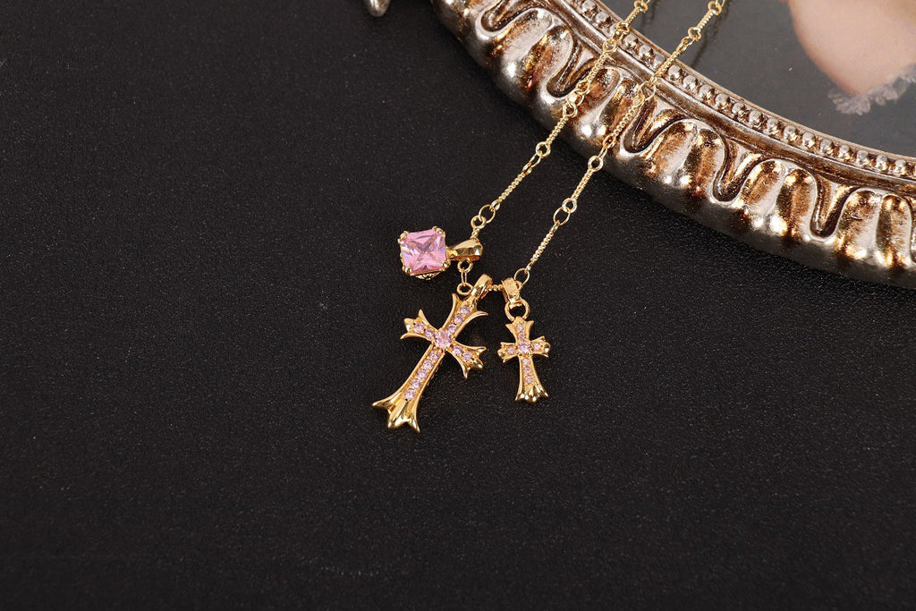 Crystal Cross Necklace