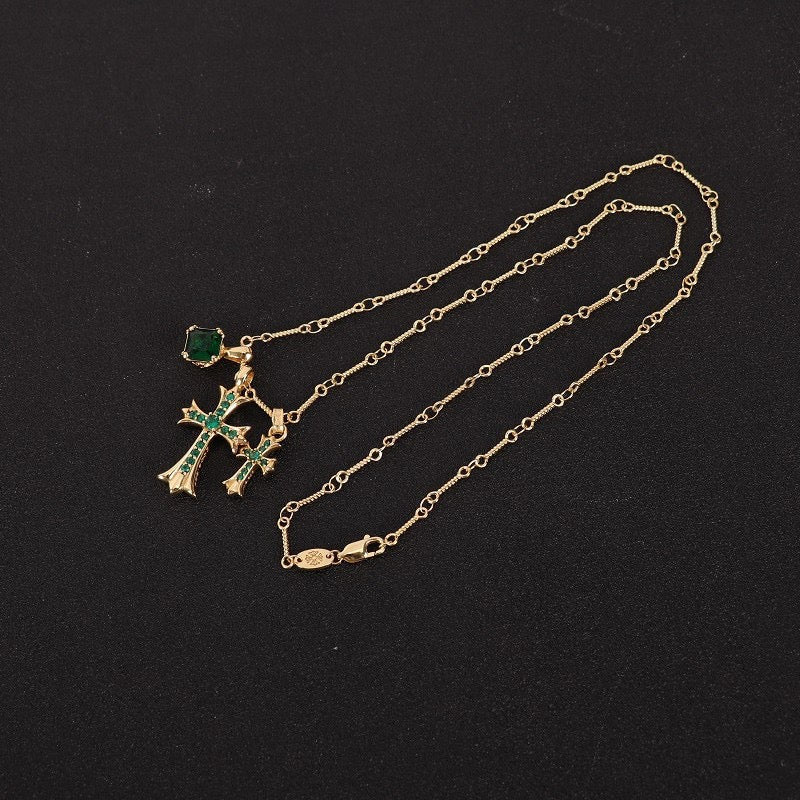 Crystal Cross Necklace