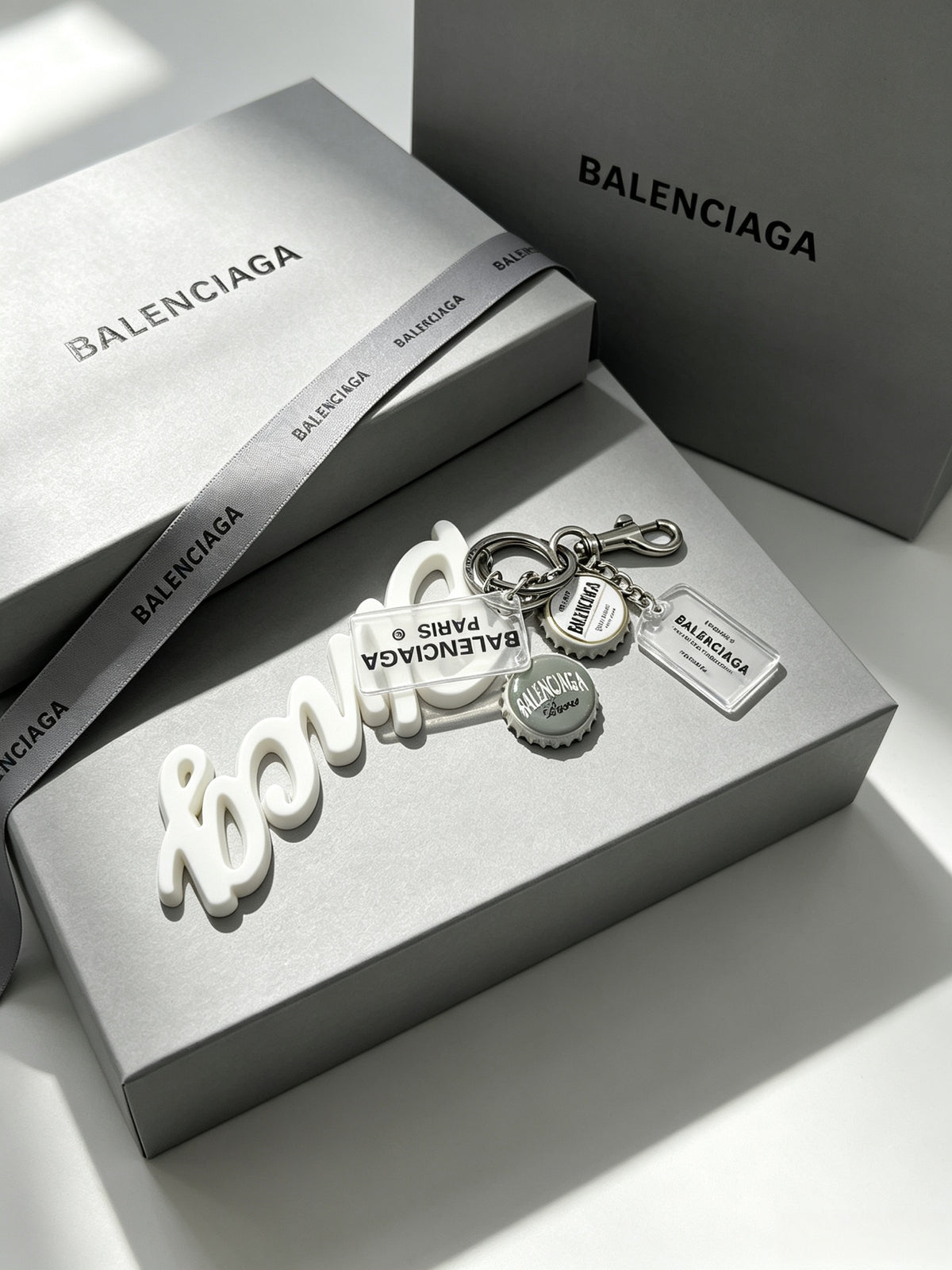 BALENCIAGA Bag Charm Keychain