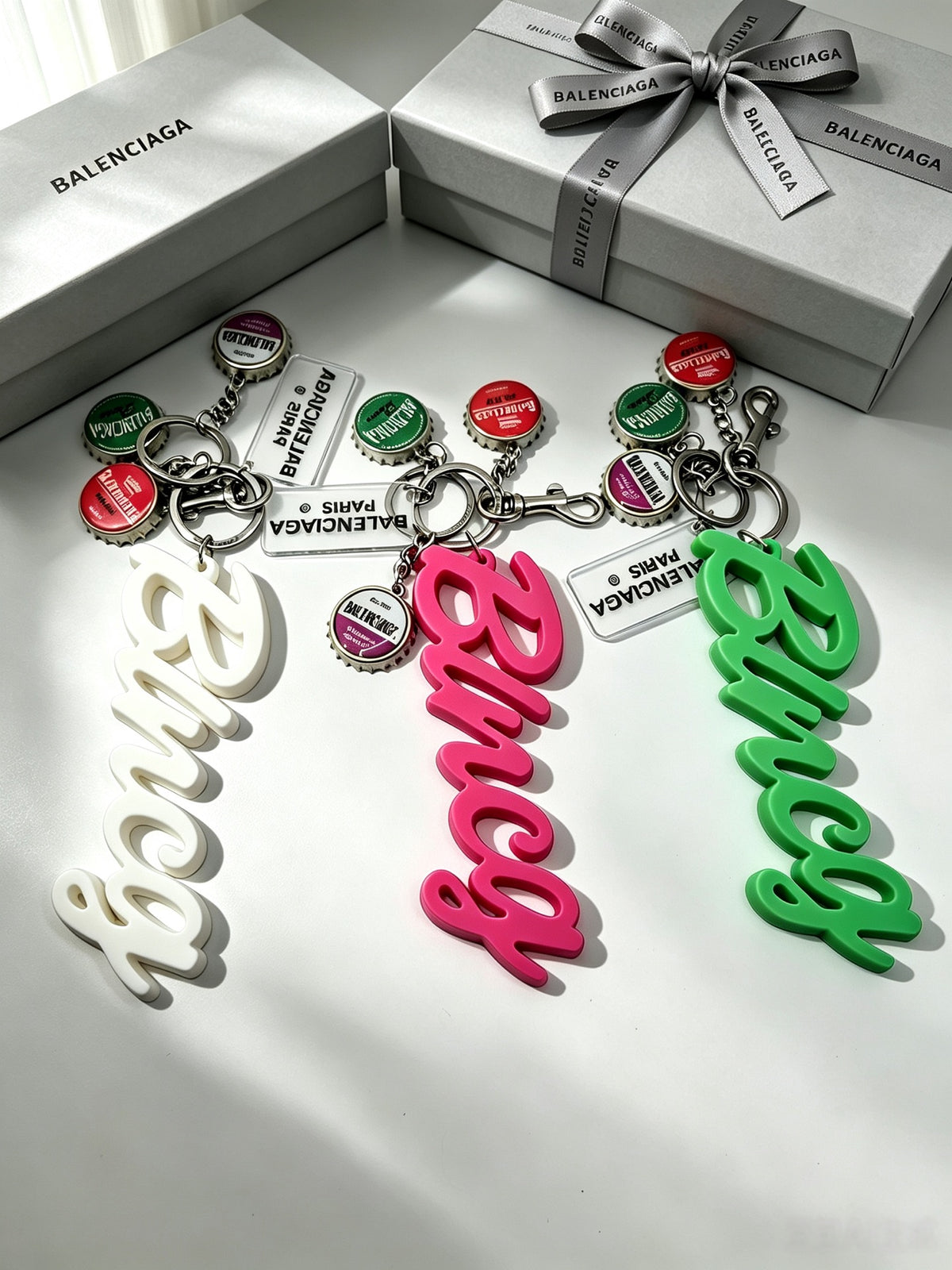 BALENCIAGA Bag Charm Keychain