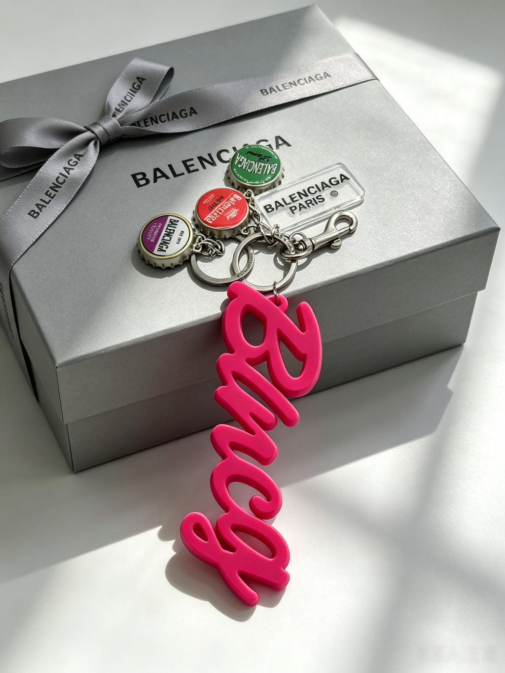 BALENCIAGA Bag Charm Keychain