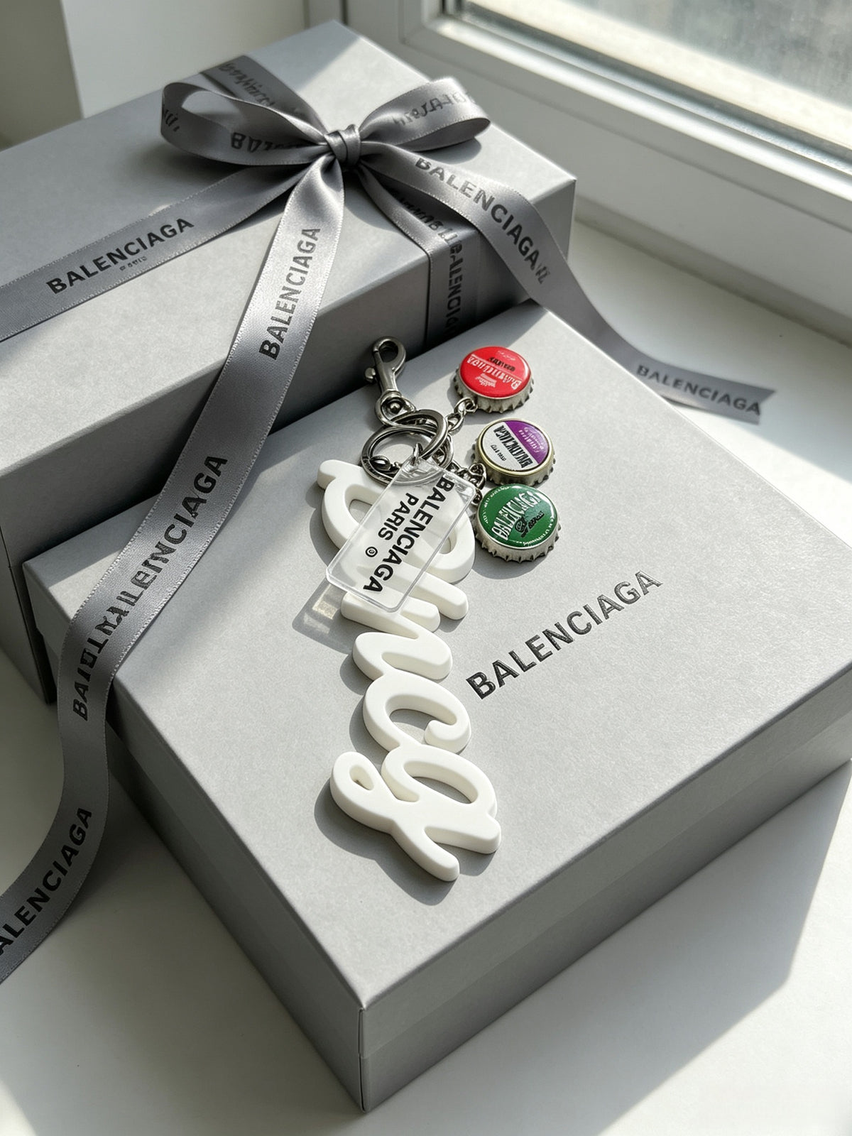 BALENCIAGA Bag Charm Keychain