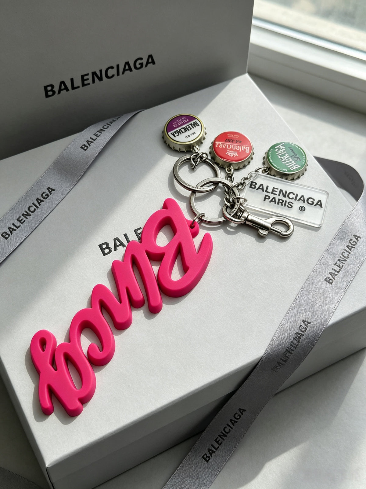 BALENCIAGA Bag Charm Keychain