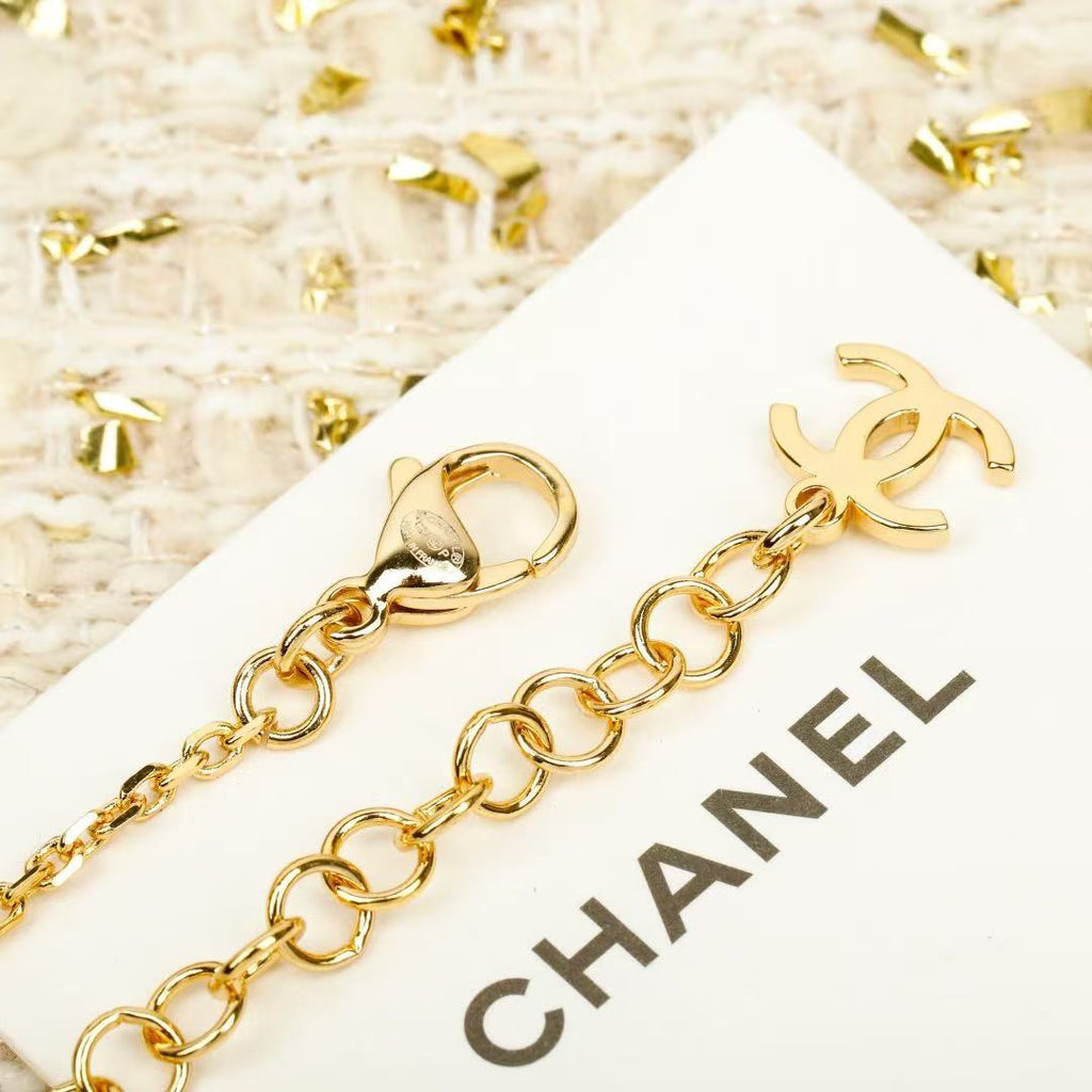 CHANEL Pearl Double-C Pendant Necklace