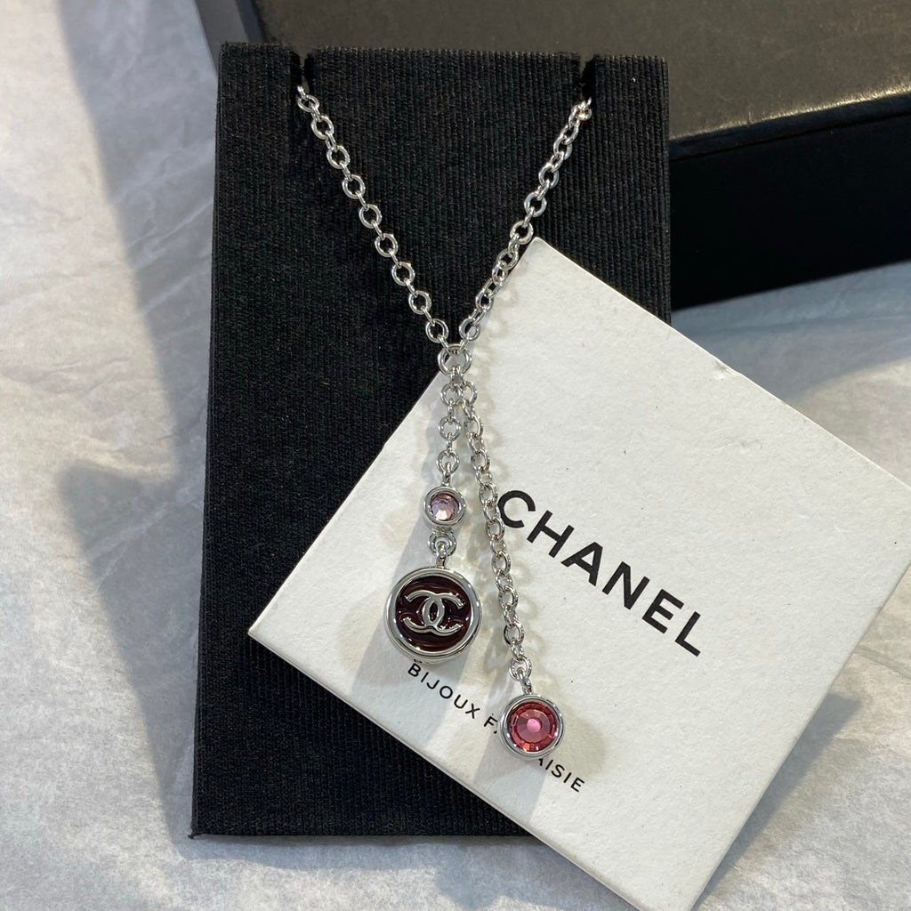 SWAROVSKI Crystal Enamel Tassel Necklace