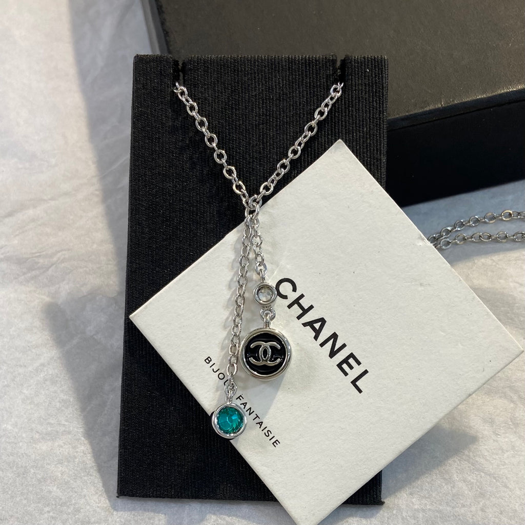 SWAROVSKI Crystal Enamel Tassel Necklace
