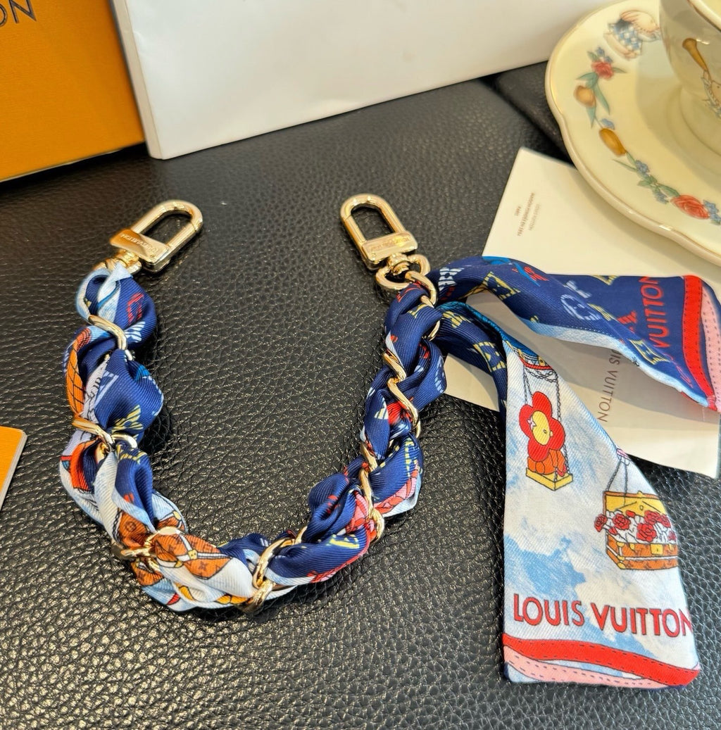 Metal Bag Charm Keychain