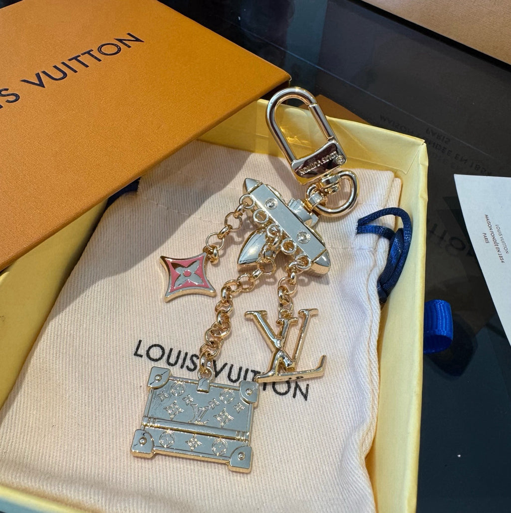 Flower Bag Charm Keychain