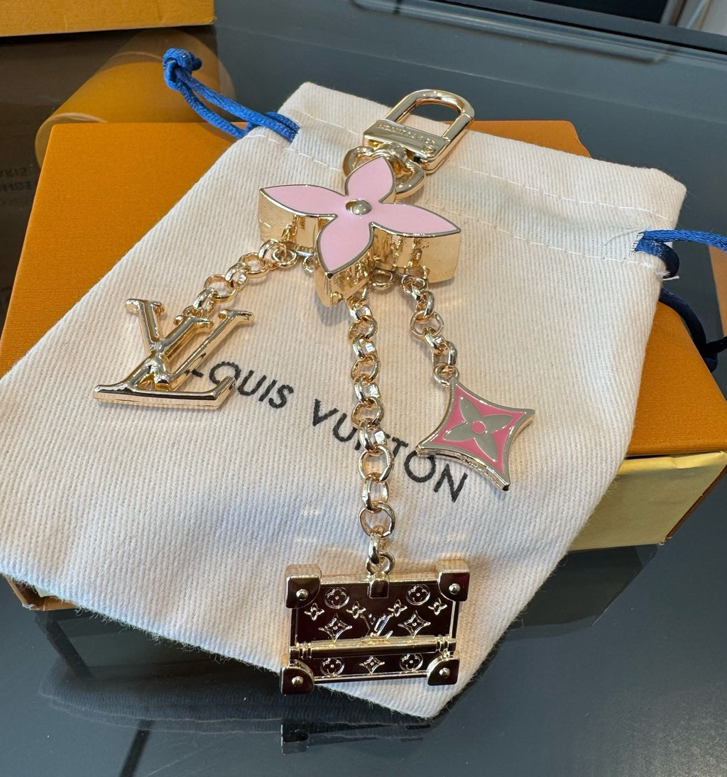 Flower Bag Charm Keychain