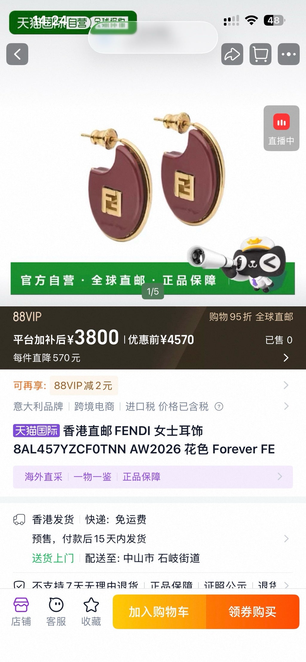 FENDI Earrings