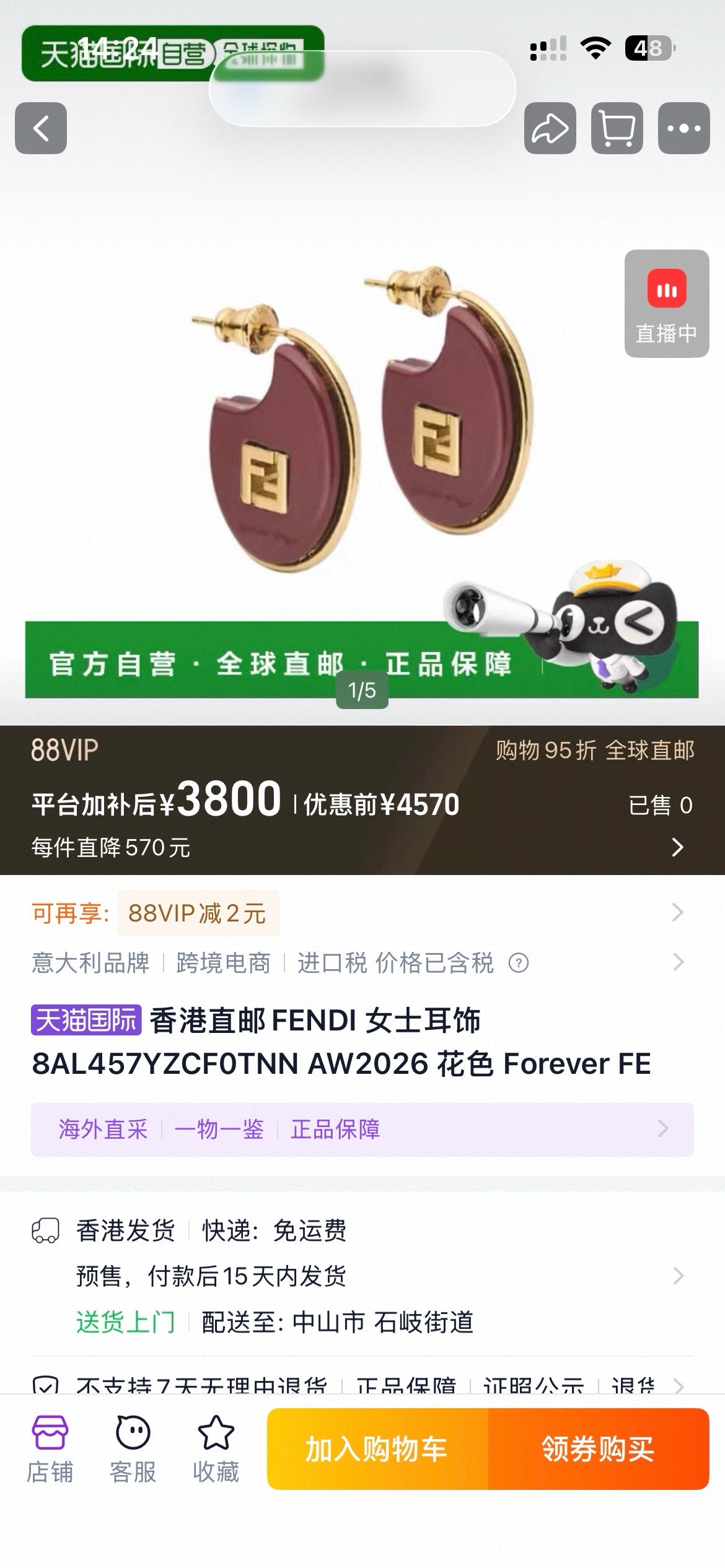 FENDI Earrings