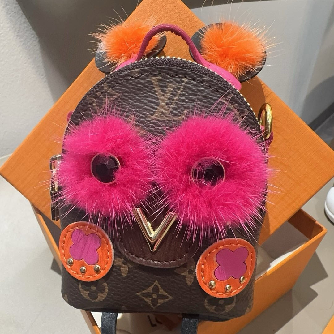 LOUIS VUITTON Logo Mini Bag Bag Charm