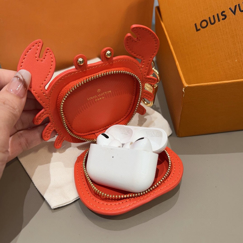 LOUIS VUITTON Canvas Logo Bag Charm Keychain