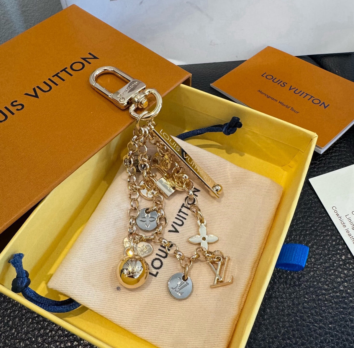 LOUIS VUITTON Bag Charm Keychain