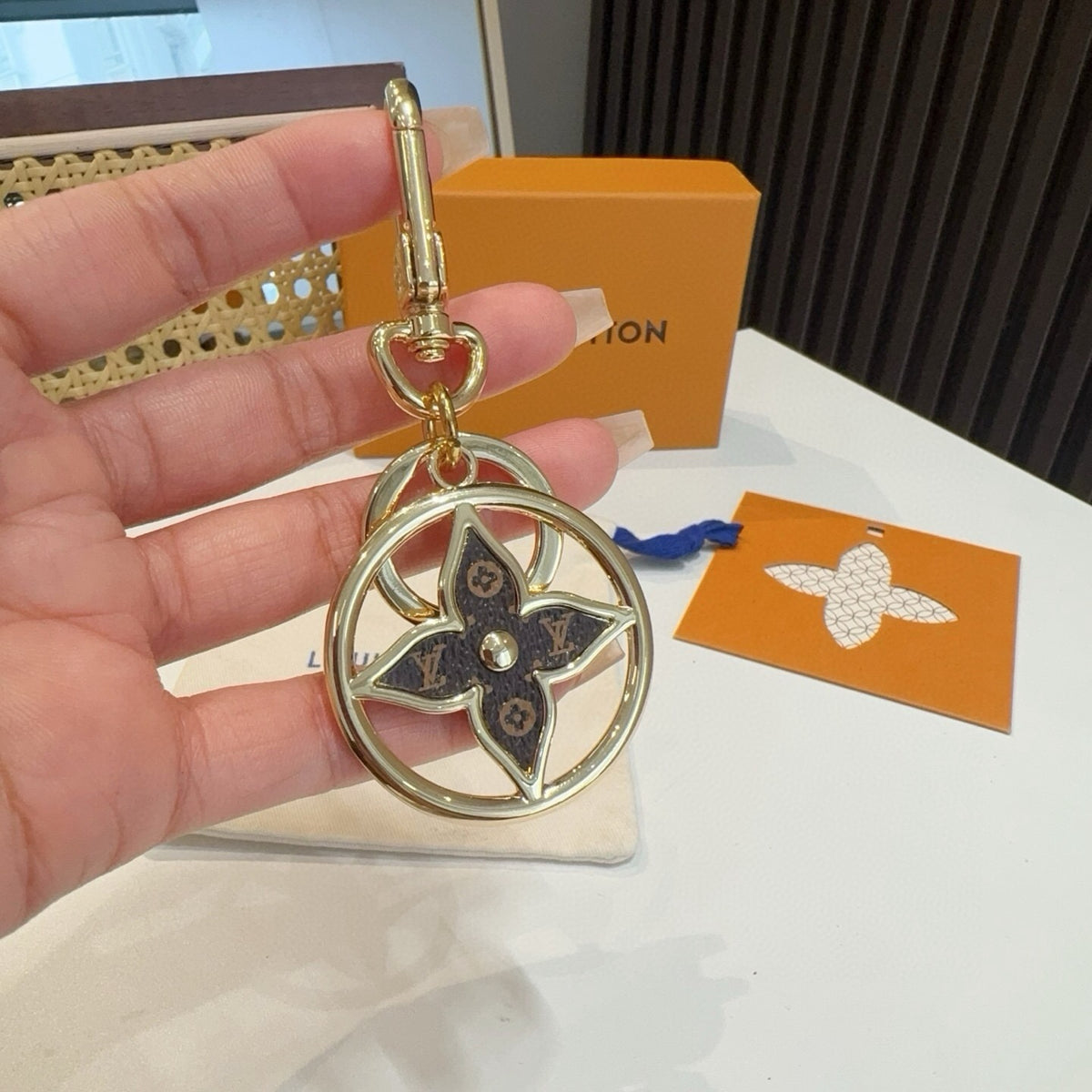 Canvas Metal Keychain