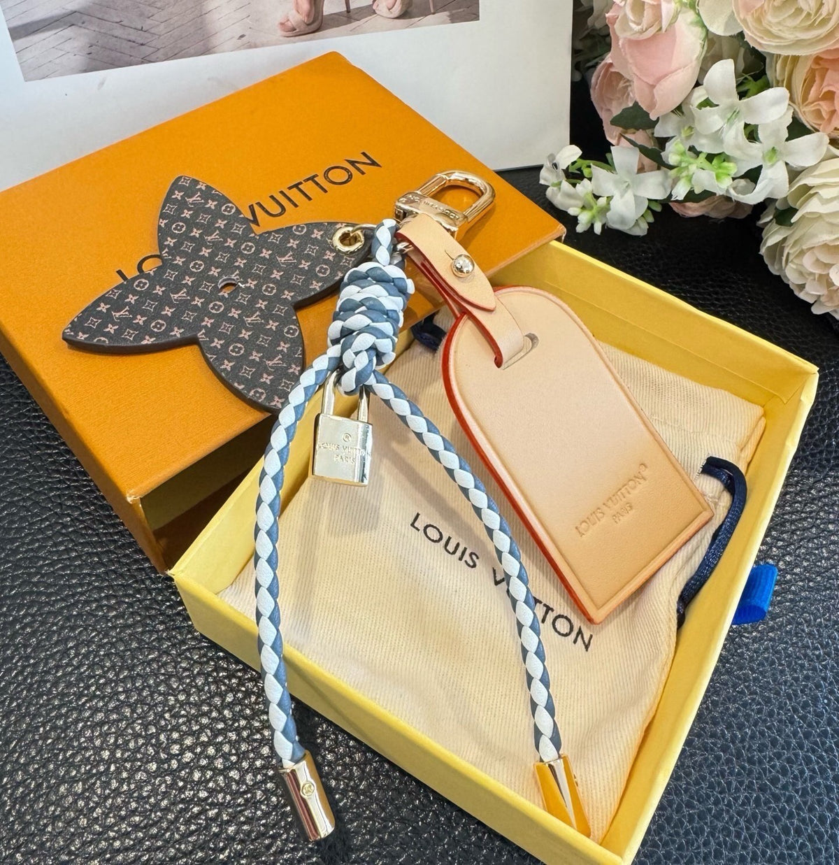 LOUIS VUITTON Bag Charm Keychain