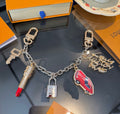 LOUIS VUITTON Logo Bag Charm Keychain