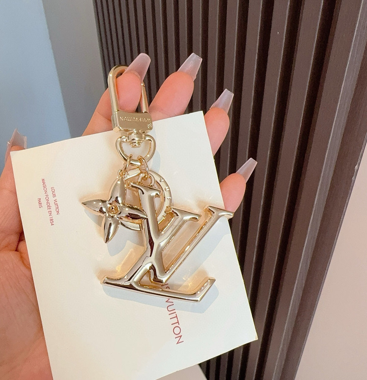 Leather Metal Keychain