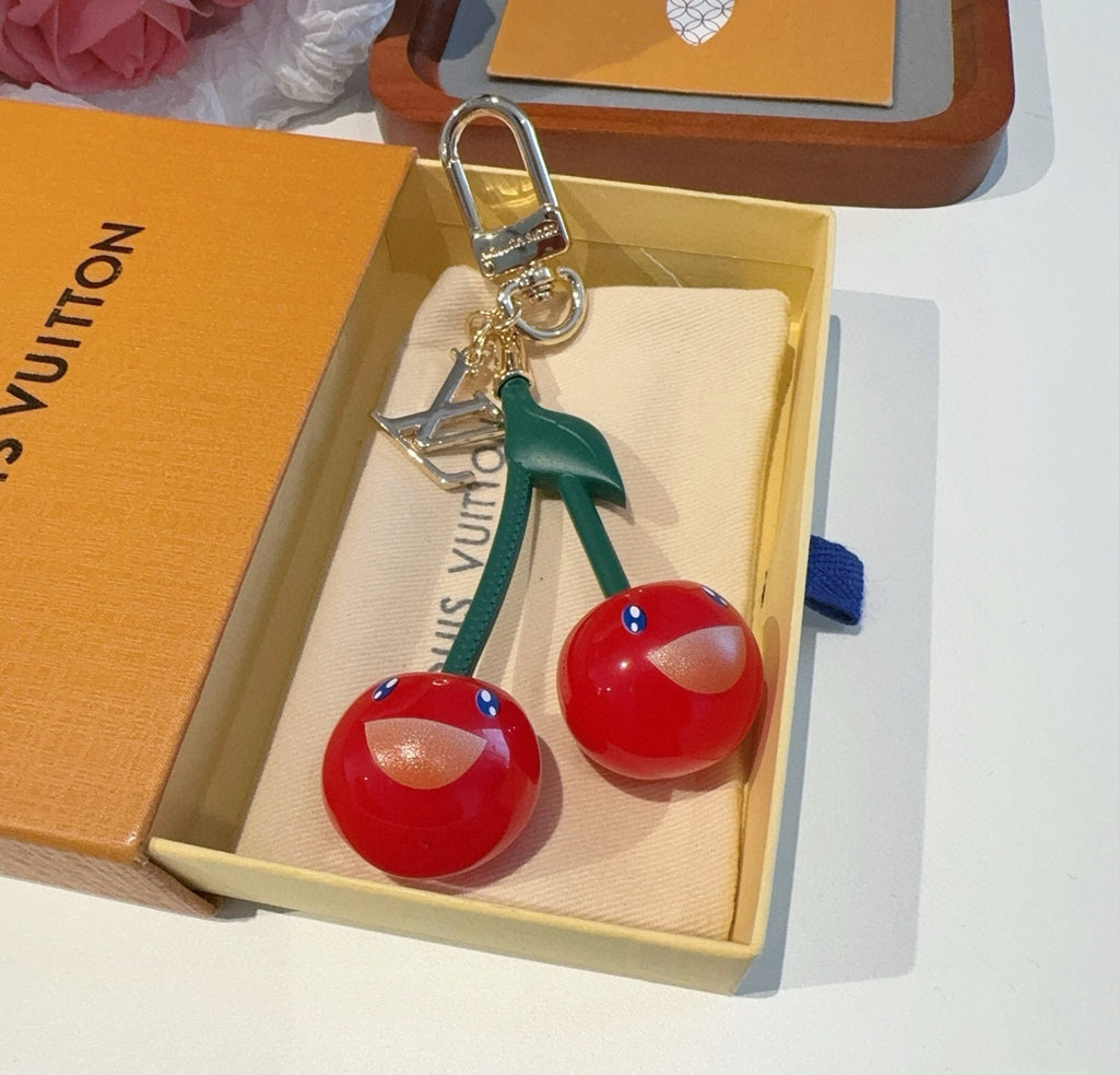 LOUIS VUITTON M02476 Metal Logo Bag Charm Keychain