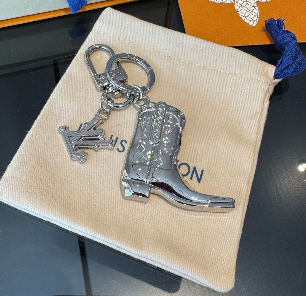 Logo Bag Charm Keychain