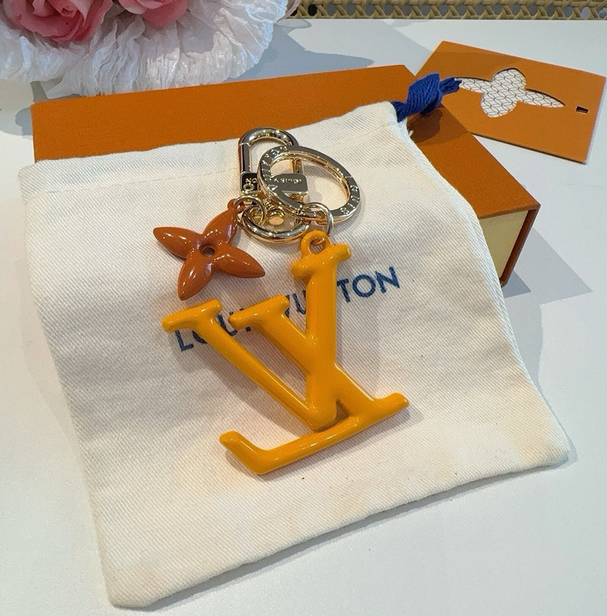 Leather Metal Keychain