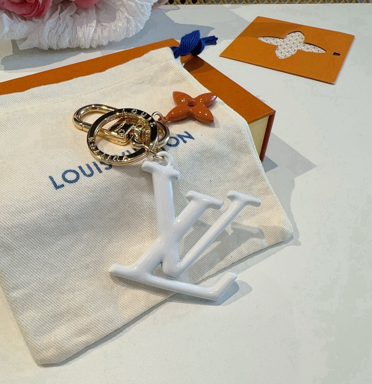 Leather Metal Keychain