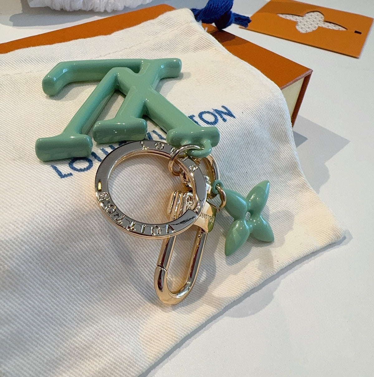 Leather Metal Keychain