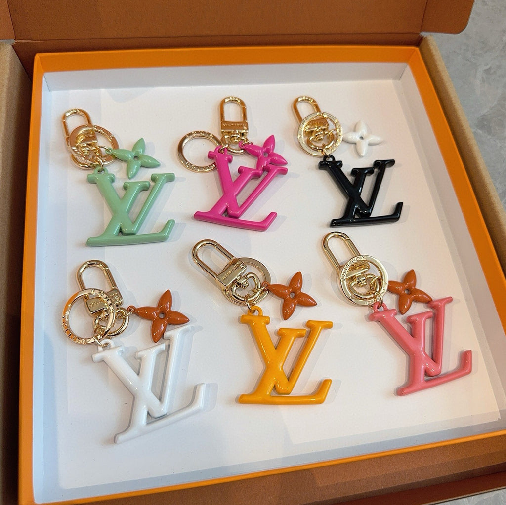 Leather Metal Keychain