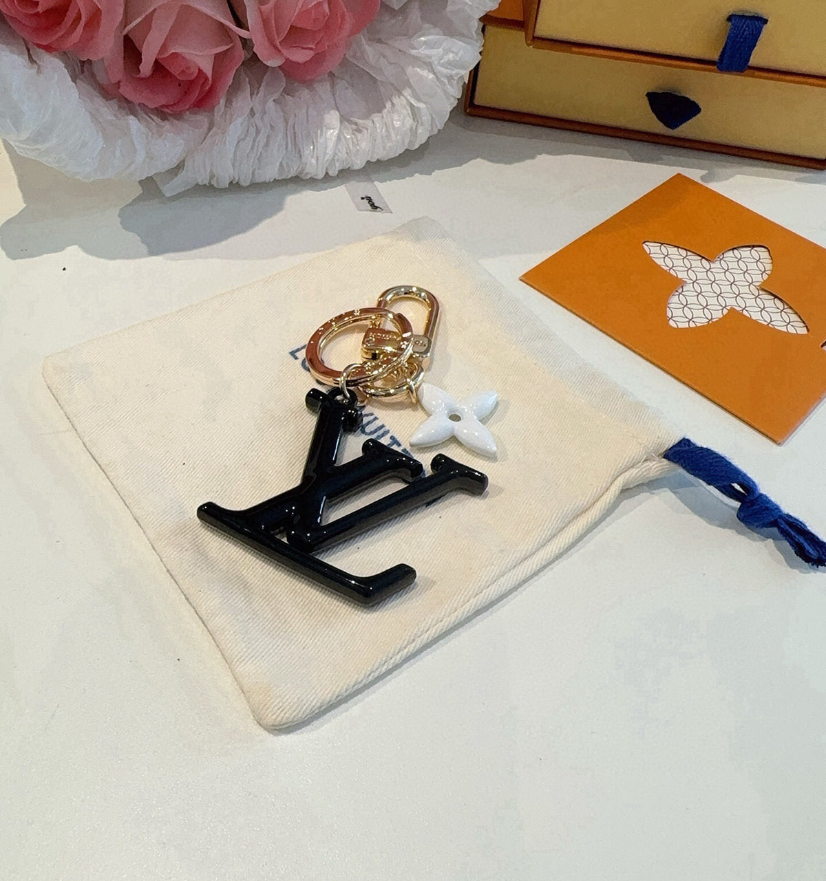 Leather Metal Keychain