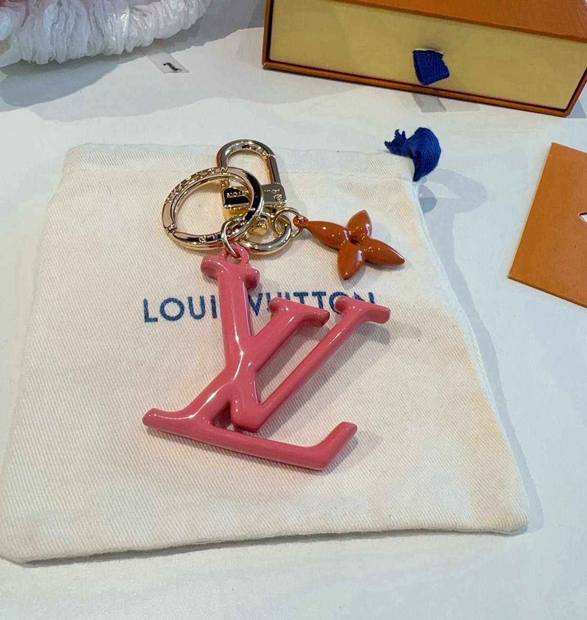 Leather Metal Keychain