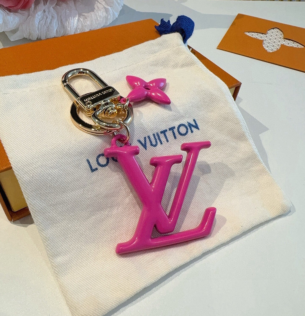Leather Metal Keychain